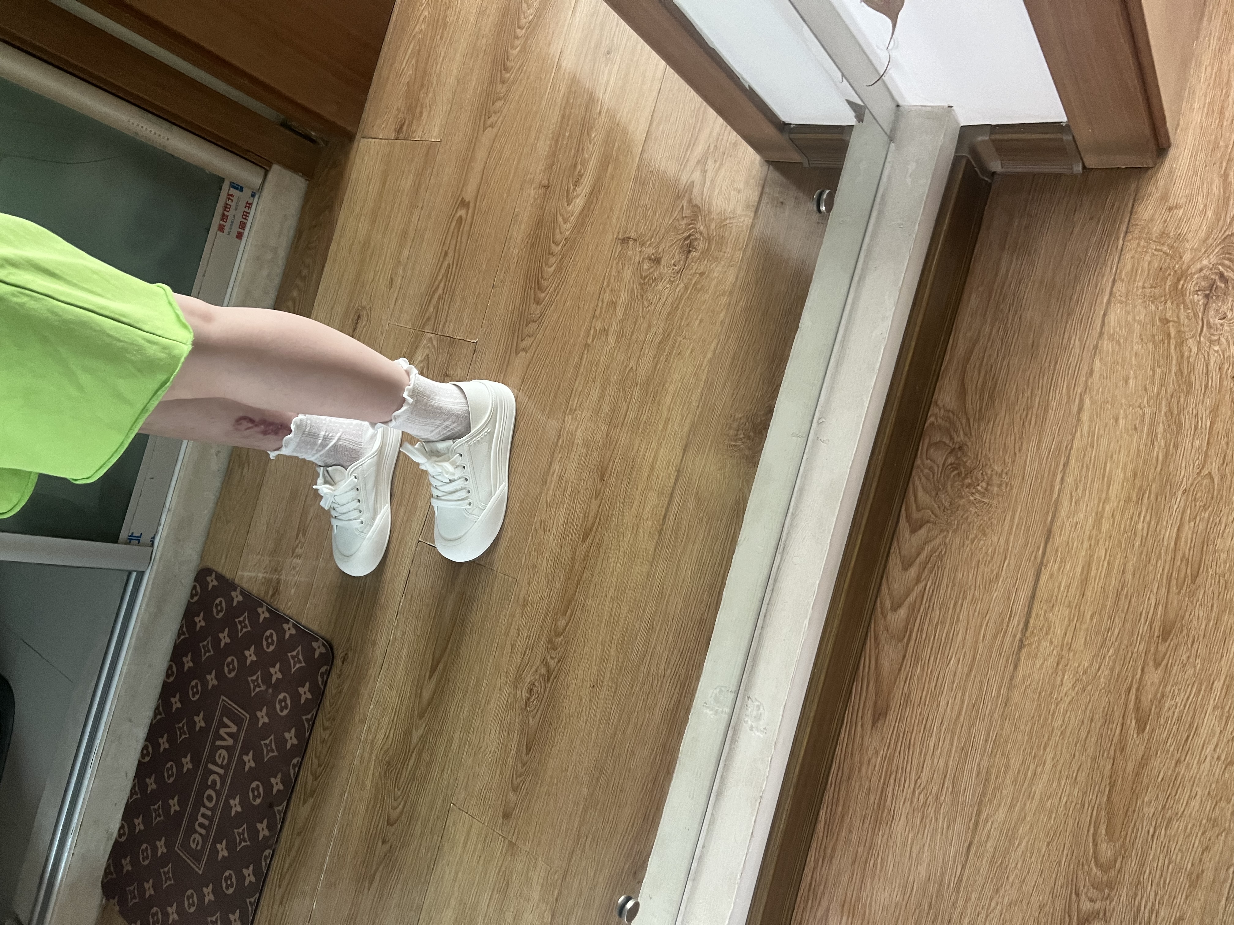猫人5双女士袜子女夏季薄款堆堆袜木耳边网眼中筒袜配小皮鞋透气棉袜 实拍图