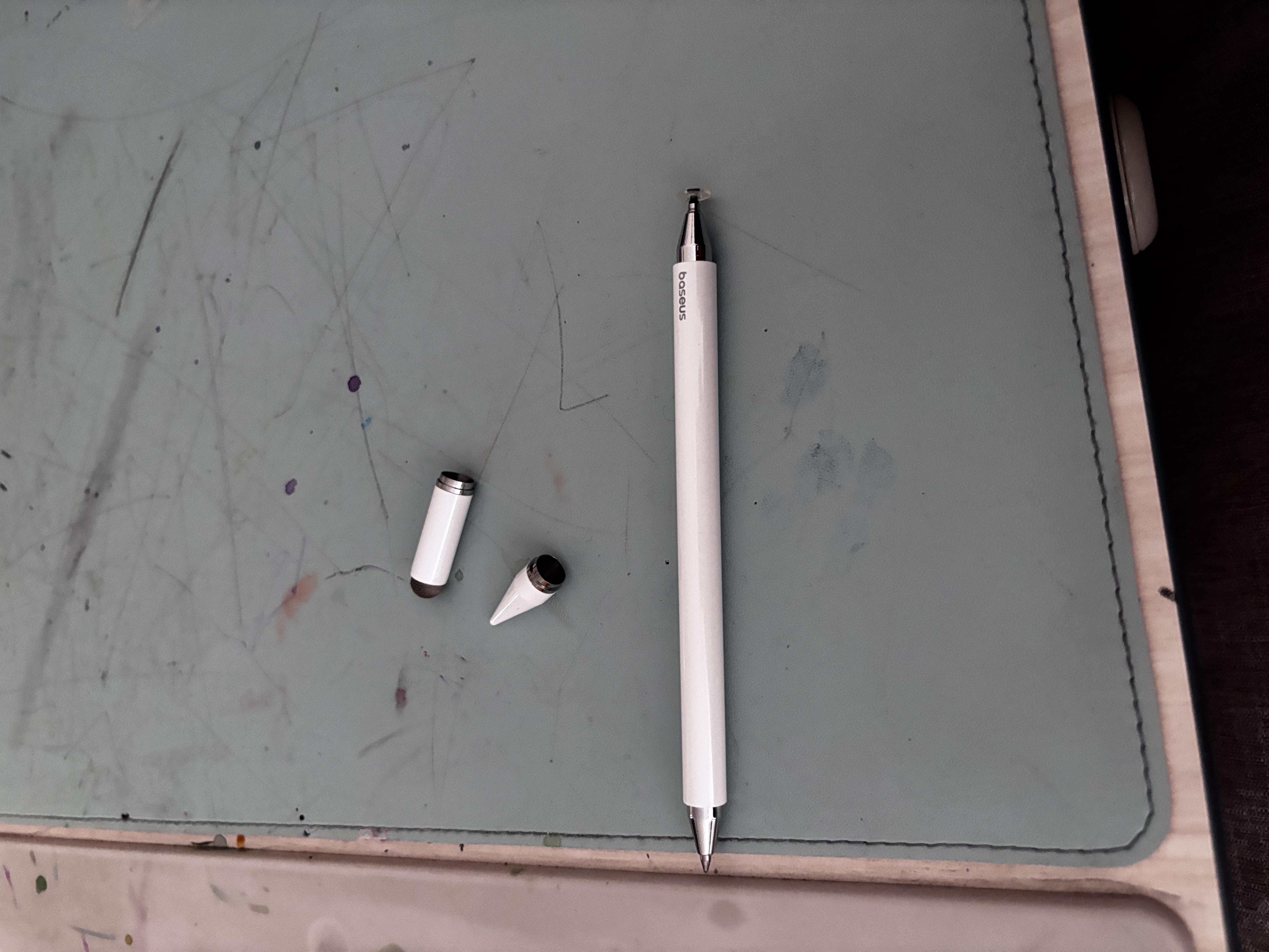 倍思电容笔触控触屏笔平板笔switch手机通用适用iPad苹果华为小米荣耀三星三合一手写笔apple pencil 实拍图