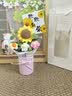 柏爱向日葵手工编织永生花束生日礼物女摆件实用幼儿园国庆中秋节 实拍图