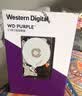西部数据（WD）4TB 监控级机械硬盘 WD Purple 西数紫盘 SATA 128MB CMR垂直 安防存储 3.5英寸 WD44PURZ 实拍图