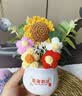 柏爱向日葵针织花束摆件永生花生日礼物女老婆结婚纪念日实用走心 实拍图