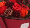 初朵11朵红玫瑰康乃馨香皂花束同城配送七夕情人节礼物生日送女朋友鲜 实拍图
