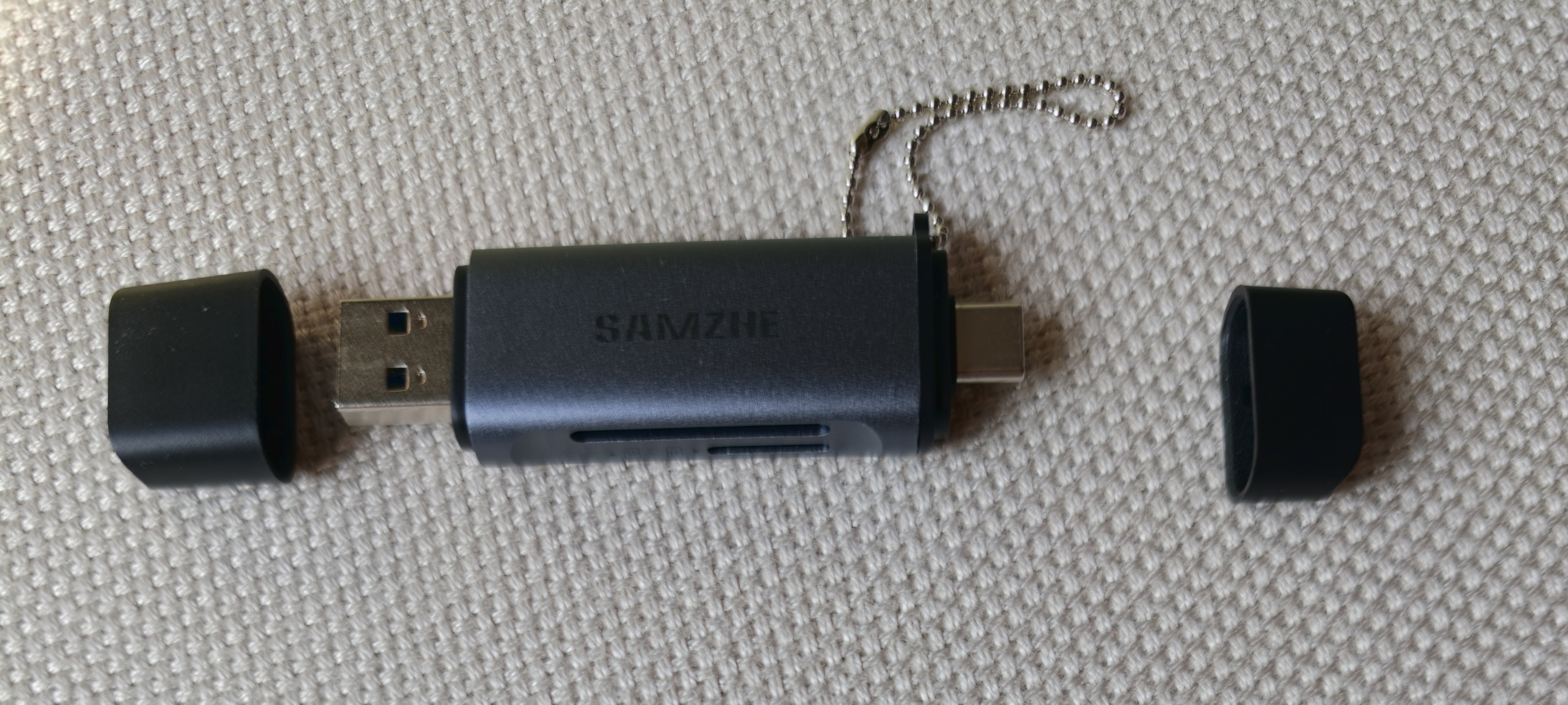 山泽USB/Type-C3.2高速读卡器双接口SD/TF双卡同读适用电脑平板手机苹果17大疆pocket3佳能富士相机 实拍图
