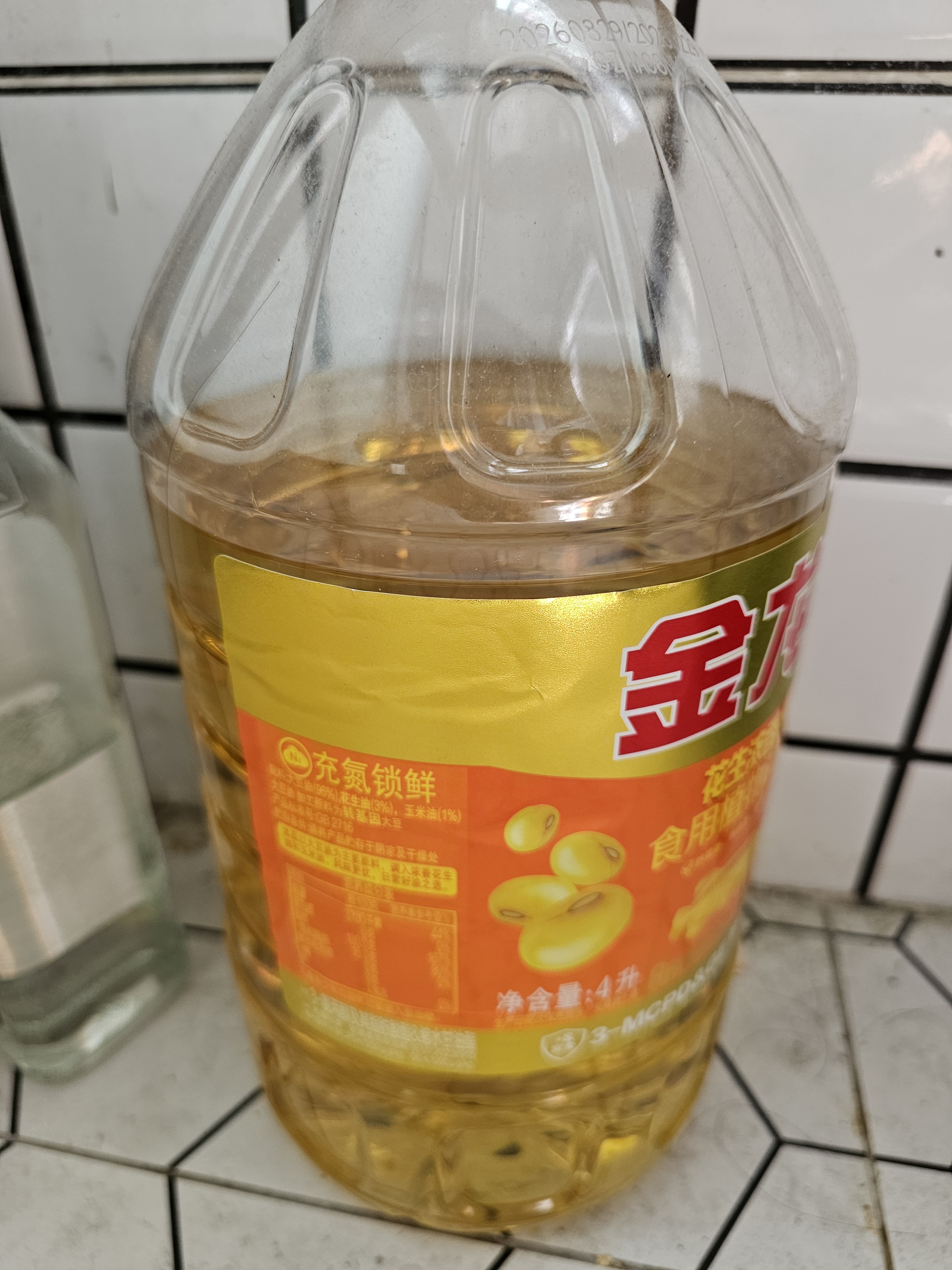 金龙鱼  食用油 花生浓香型食用植物调和油4L 实拍图