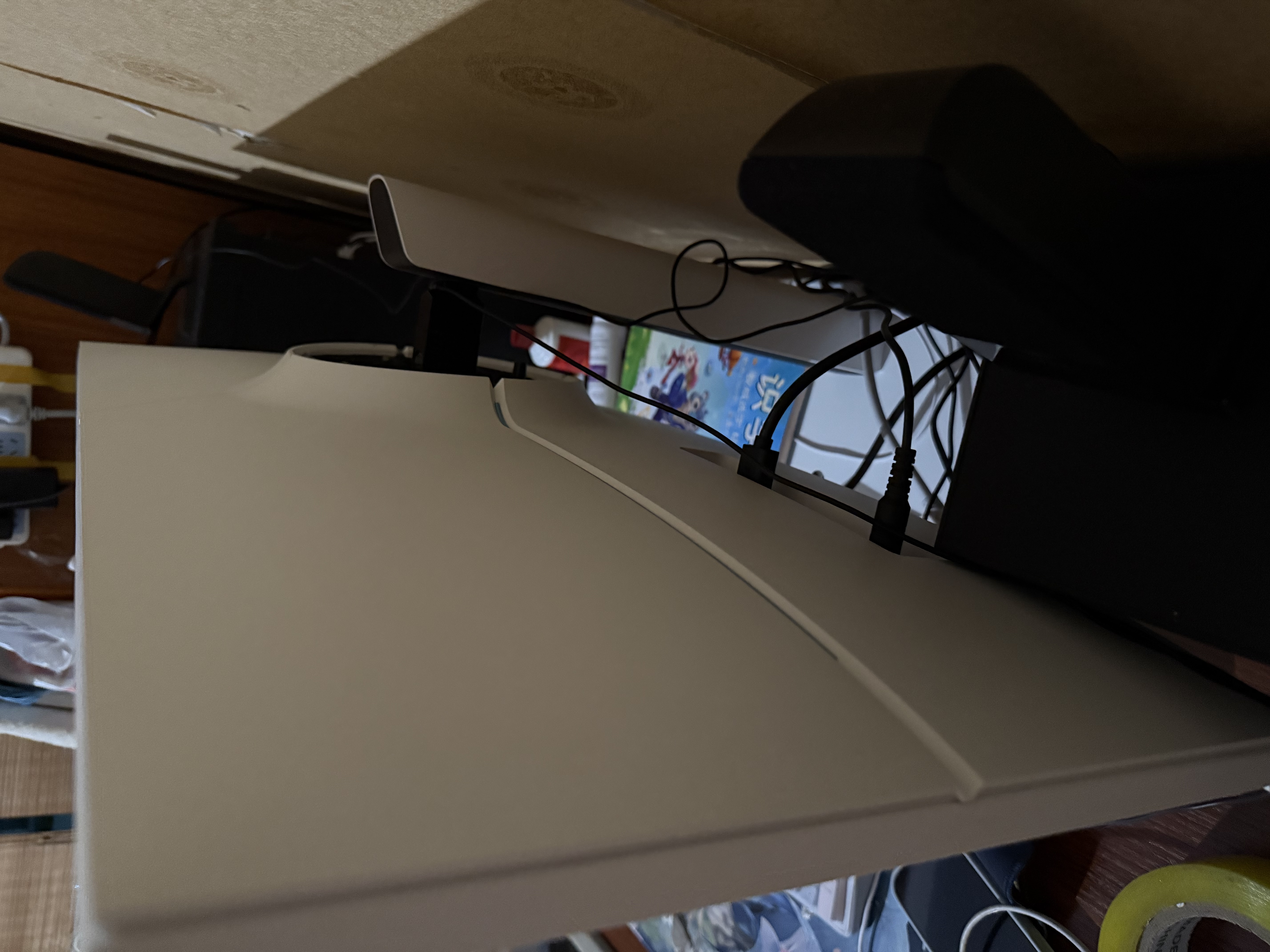 泰坦军团34英寸 WQHD超清 180Hz FAST IPS HDR显示器 智能分屏准4K 旋转升降 21:9电竞带鱼屏 P34UG PLUS 实拍图