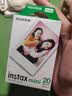 INSTAX富士instax立拍立得 mini相纸 白边双包20张+闪闪星钻边框贴 实拍图