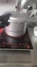 双喜 高压锅铝合金燃气电磁炉通用防爆家用压力锅22CM/6L【蒸格款】 实拍图