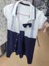 凡猎VOONLIE婴儿衣服夏装薄款新生男宝宝连体衣哈衣满月百天宴一周岁礼服 实拍图