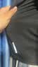 艾伦伯顿（Alen Botun）运动服套装男冰丝t恤跑步速干衣短袖夏季短裤健身训练羽毛球服 黑色两件套【冰丝 速干 透气】 5XL 【190-205斤】 实拍图