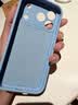 形物支点壳Q1Max适用苹果18Pro手机壳iPhone17Pro手机壳镜头全包磁吸支架充电超薄防摔液态硅胶-远峰蓝 实拍图