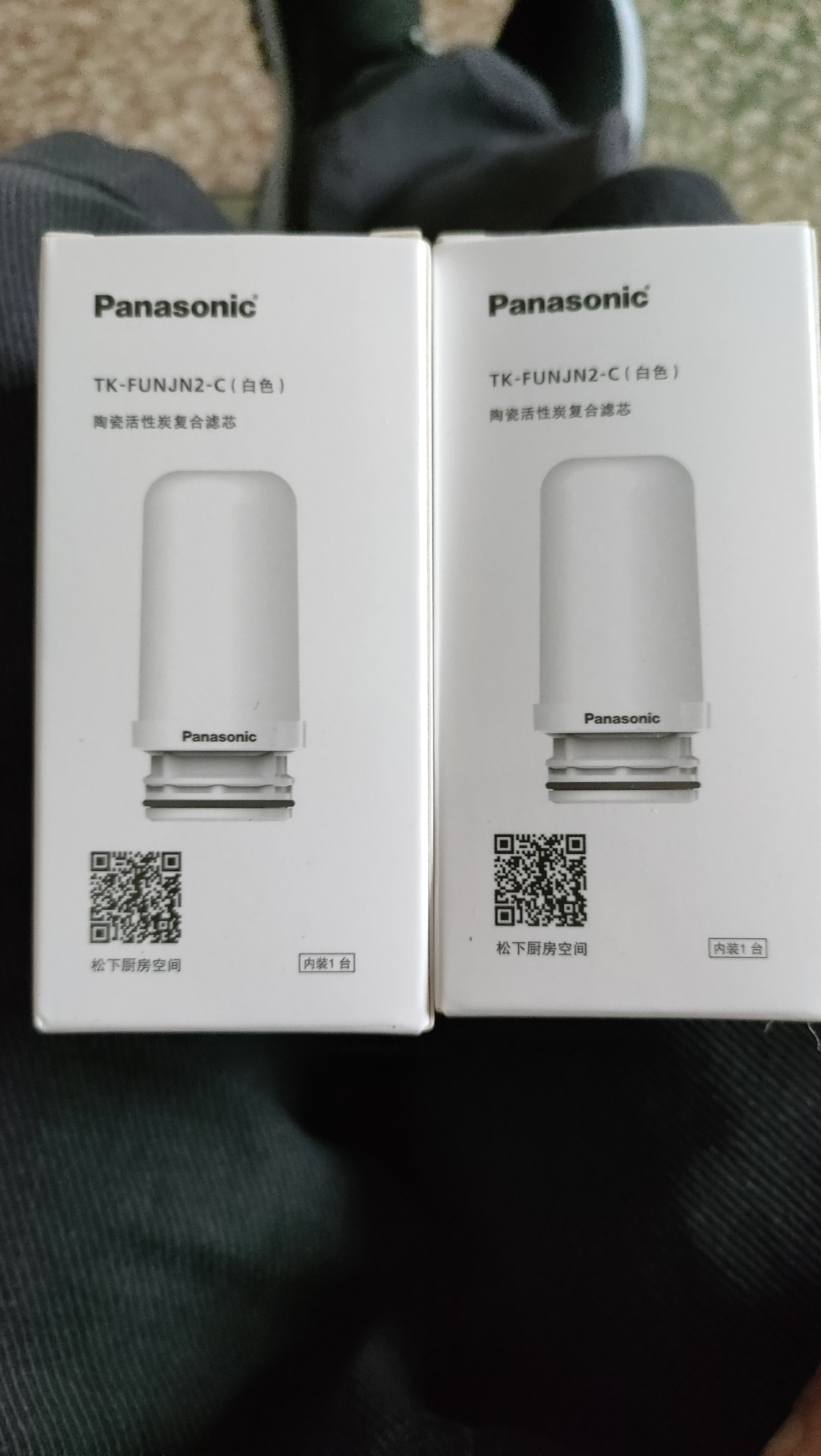 松下家用自来水水龙头过滤器适配TK-EUNJN2S 2N 炫彩原装滤芯三芯装 实拍图