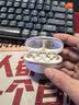 QCY C50S小耳球蓝牙耳机耳夹式AI翻译耳机不漏音骨传导概念碳纤维振膜通话降噪长续航 奶昔白 实拍图