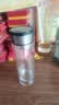 【京东物流配送】高硼硅双层玻璃杯大容量泡茶杯水杯子茶水分离杯 【双层加厚】茶杯350ml1只 实拍图