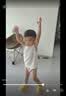 牧童儿童拖鞋男宝宝洞洞鞋软底女童卡通洗澡婴幼儿家居鞋 奶狮黄160 实拍图