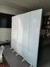 现代简约折叠屏风隔断客厅房间饭店直播间茶室双面折屏可移动屏风 K1款 1片40X40cm（画布小样） 实拍图