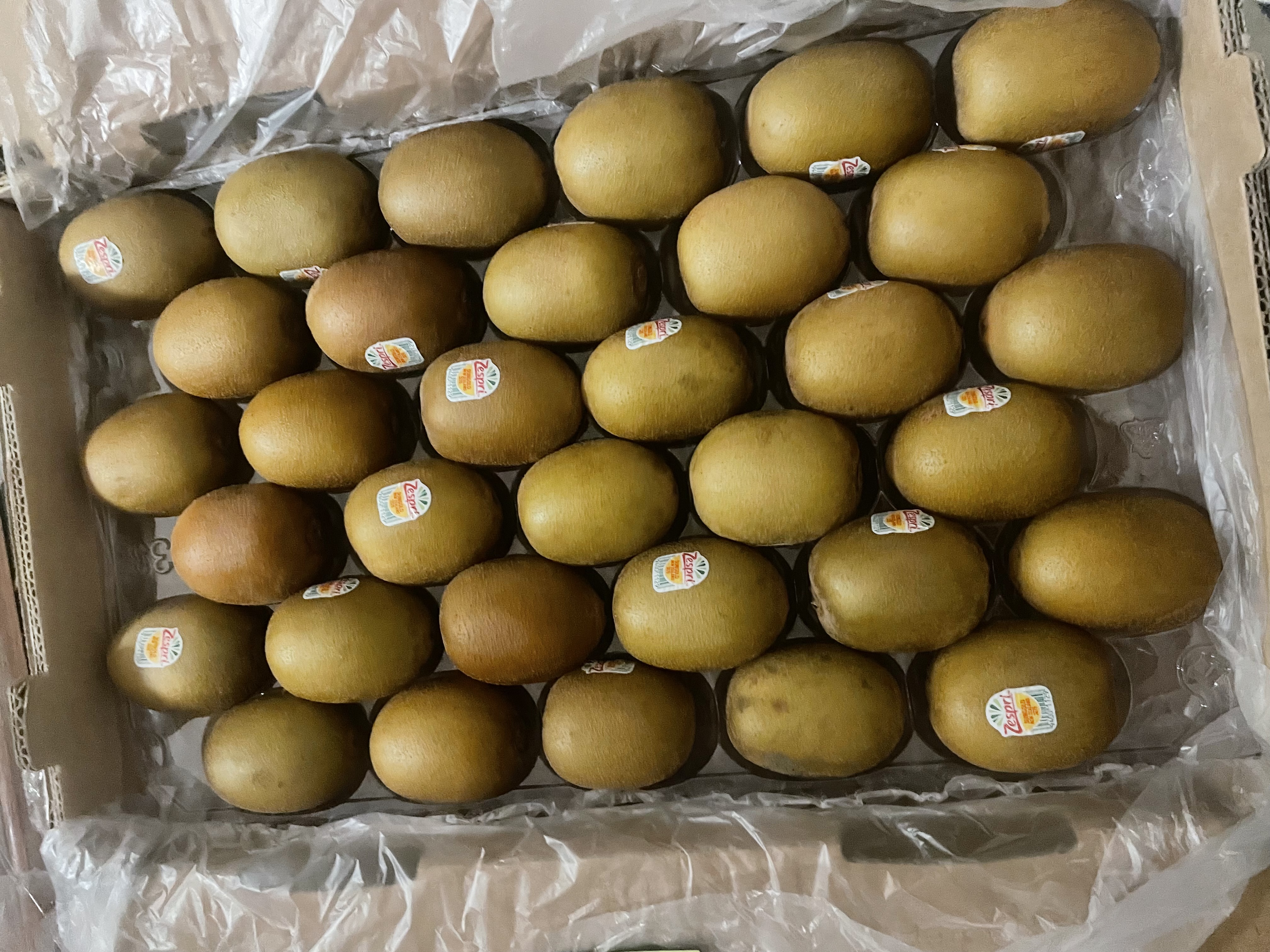 佳沛（zespri）新西兰金奇异果30-33粒原箱103-124g猕猴桃水果礼盒 实拍图