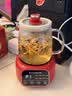 志高（CHIGO）小型一人养生壶迷你养生杯 煮茶恒温烧水壶 办公室杯子0.6L母婴全玻璃壶带滤网 NE-40A 实拍图