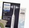 飞利浦（PHILIPS）声波电动牙刷钻石3系 5倍洁齿5种模式 洁净亮白2刷头 价保双11 生日礼物送男士/女友 HX5181/01白 实拍图
