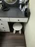 左度梳妆台卧室现代简约2026新款化妆桌斗柜一体小户型家用化妆台桌子 【经典款】五抽雅士灰+LED镜 【实惠】自行安装 实拍图