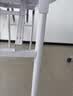 全品屋 可折叠桌电脑桌台式学生长条桌卧室简易书桌写字学习桌桌子办公 单椅【白色PU款】 实拍图