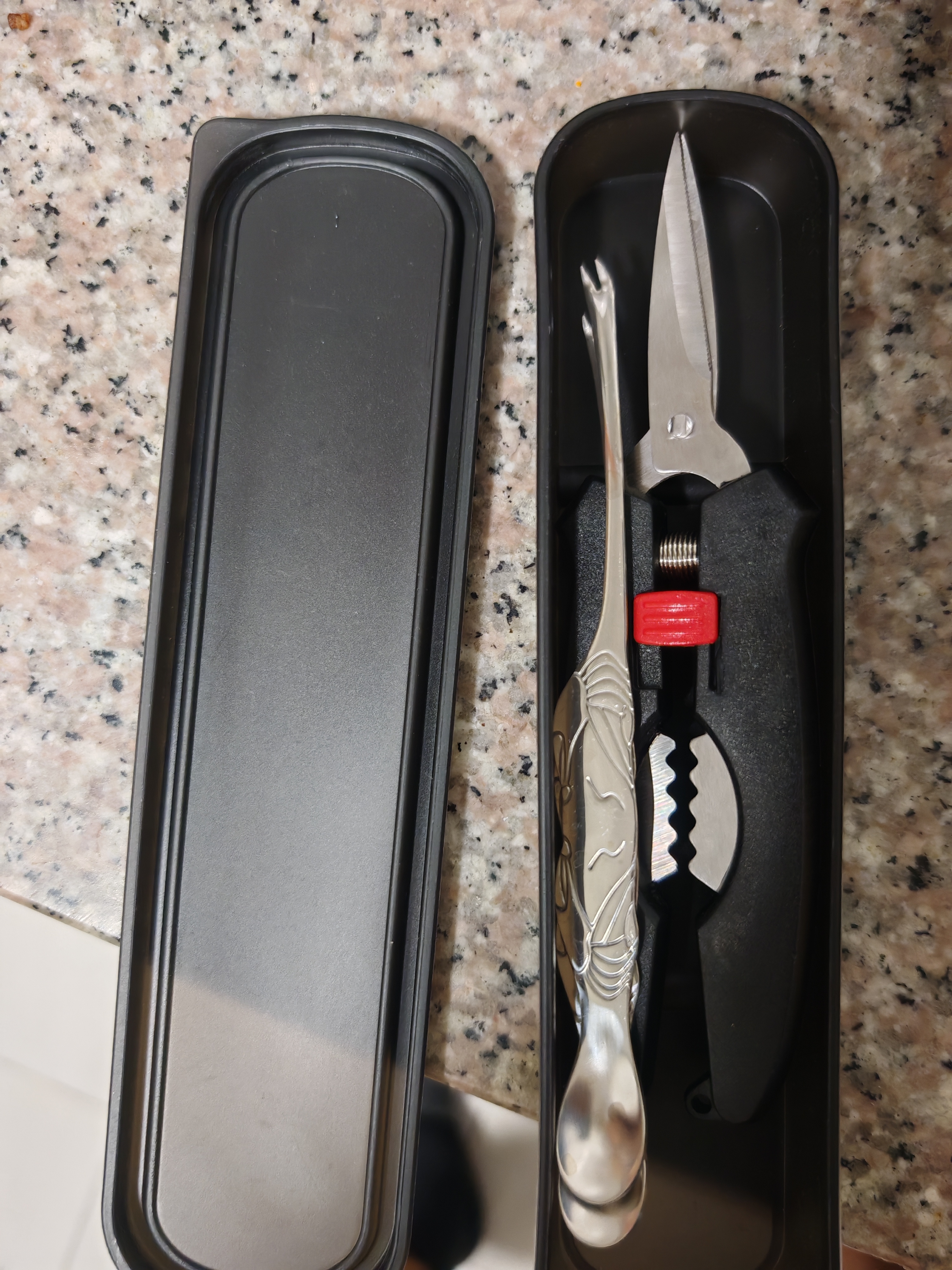 美厨（MAXCOOK）吃蟹工具套装 螃蟹工具大闸蟹不锈钢 螃蟹工具6件套MCPJ4306 实拍图