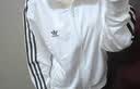 adidas通勤百搭经典休闲运动连帽夹克早秋外套男女阿迪达斯三叶草 亮白   M 实拍图