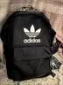 adidas休闲日常通勤运动双肩背包学生书包开学男女阿迪达斯三叶草   黑色/白   NS(均码) 实拍图