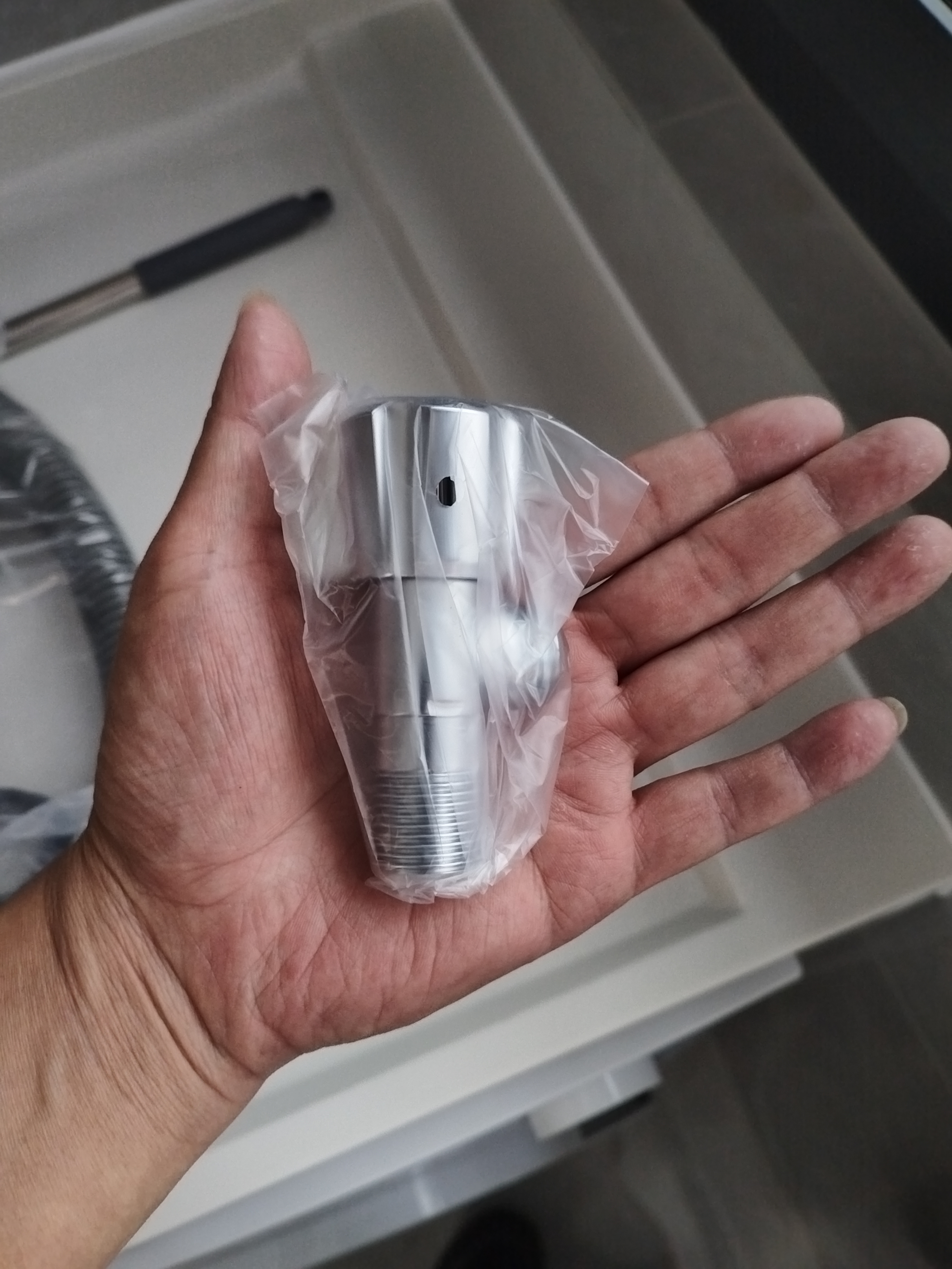 九牧（JOMOO）角阀加厚黄铜通用四分接口冷水开关三角阀单个X74188-988/1C-1 实拍图