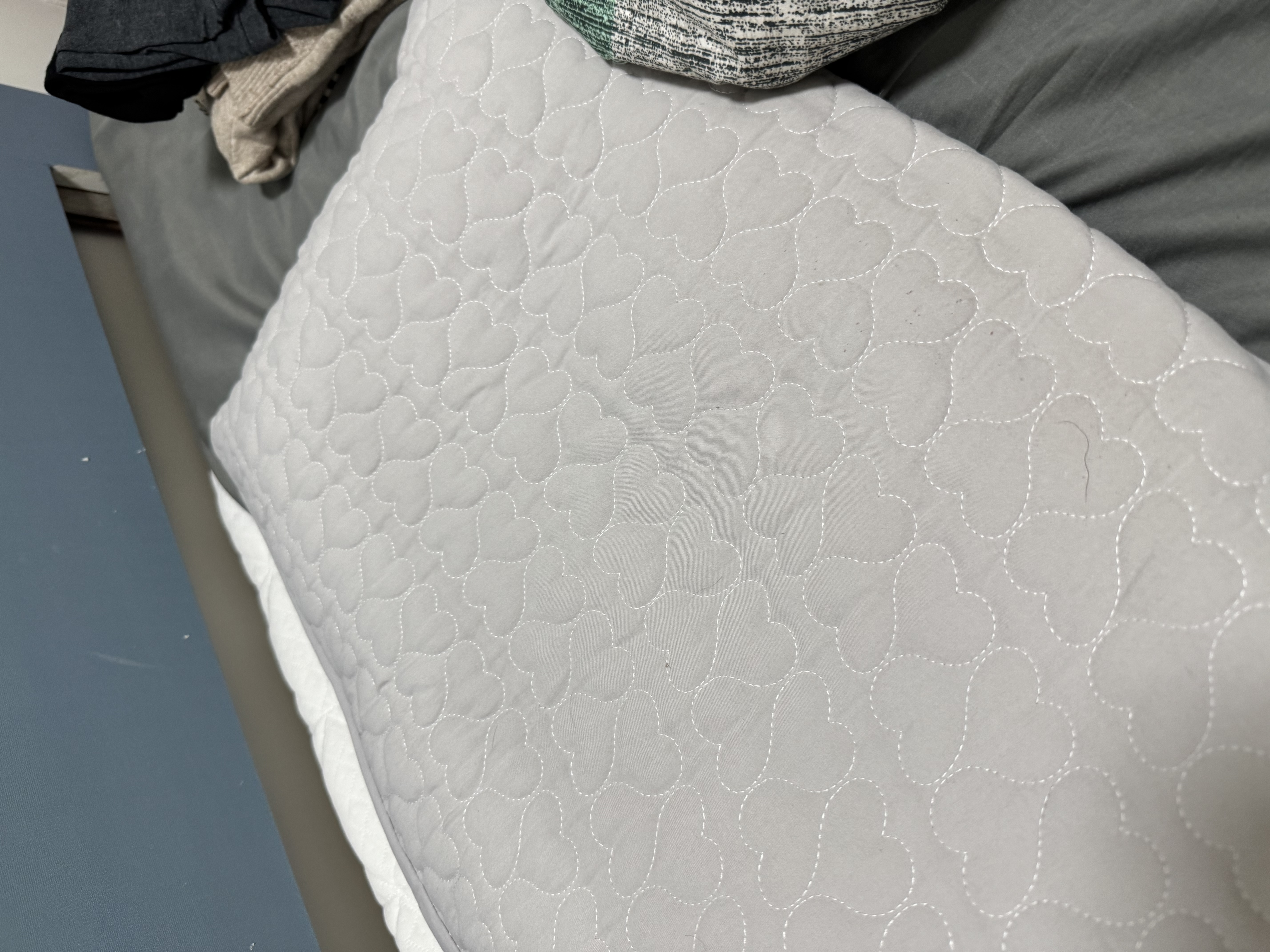 无印良品A类夹棉枕套枕芯隔离层家用防头油隔脏枕头套48x74cm单只装 实拍图