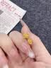 中国黄金（CHINA GOLD）18K金玫瑰花耳钉女款花朵直针款耳饰品情人节生日礼物送女友爱人 【京速达】18K玫瑰花耳钉 实拍图