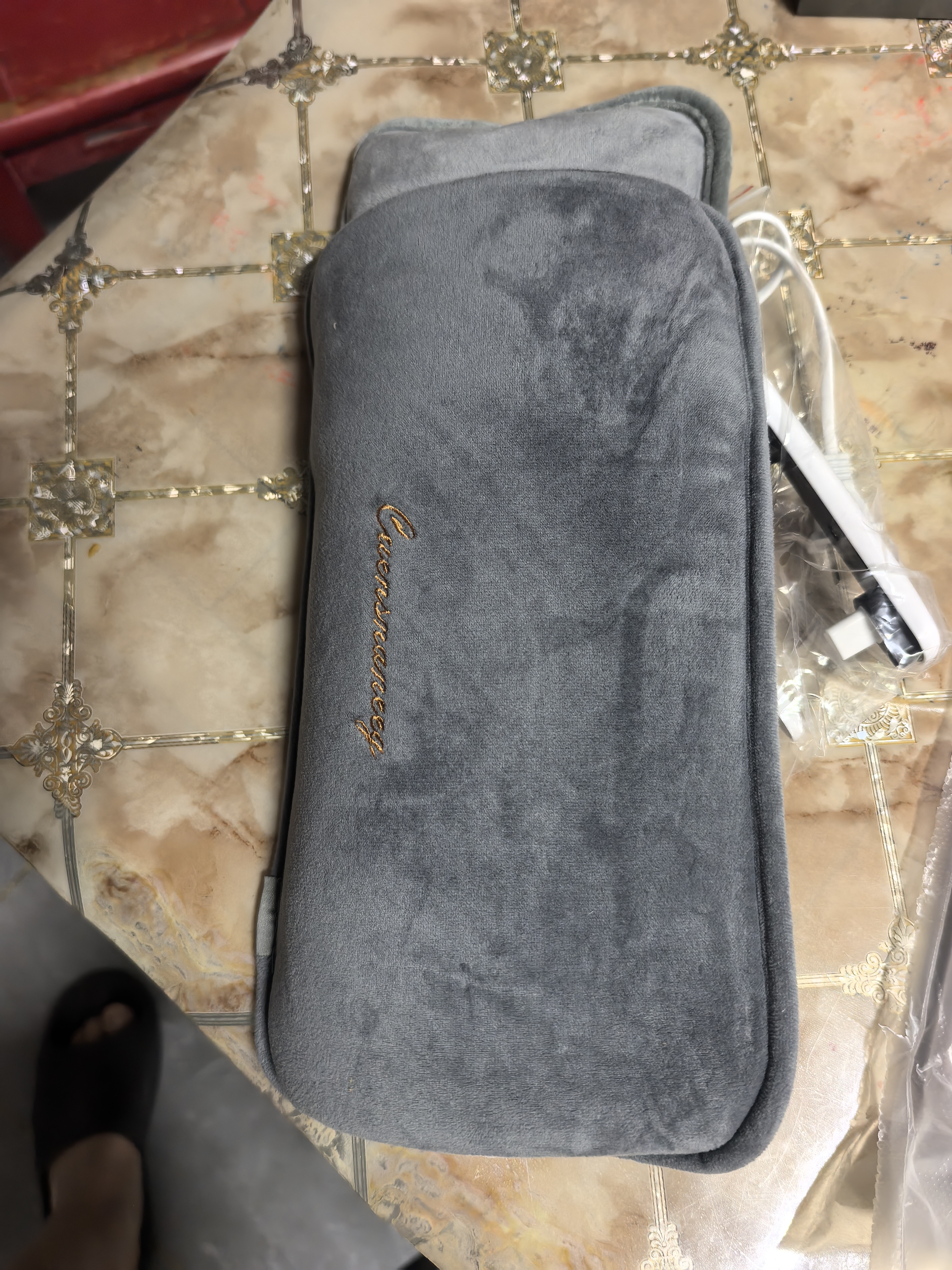 志高（CHIGO）热水袋暖水袋充电大号暖手宝暖宝宝暖手袋暖脚神器 可拆洗加长款 实拍图