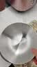 MUJI不锈钢盆 餐具 家用和面盆洗菜盆沙拉拌菜 银色L 直径22*高9.1cm 实拍图