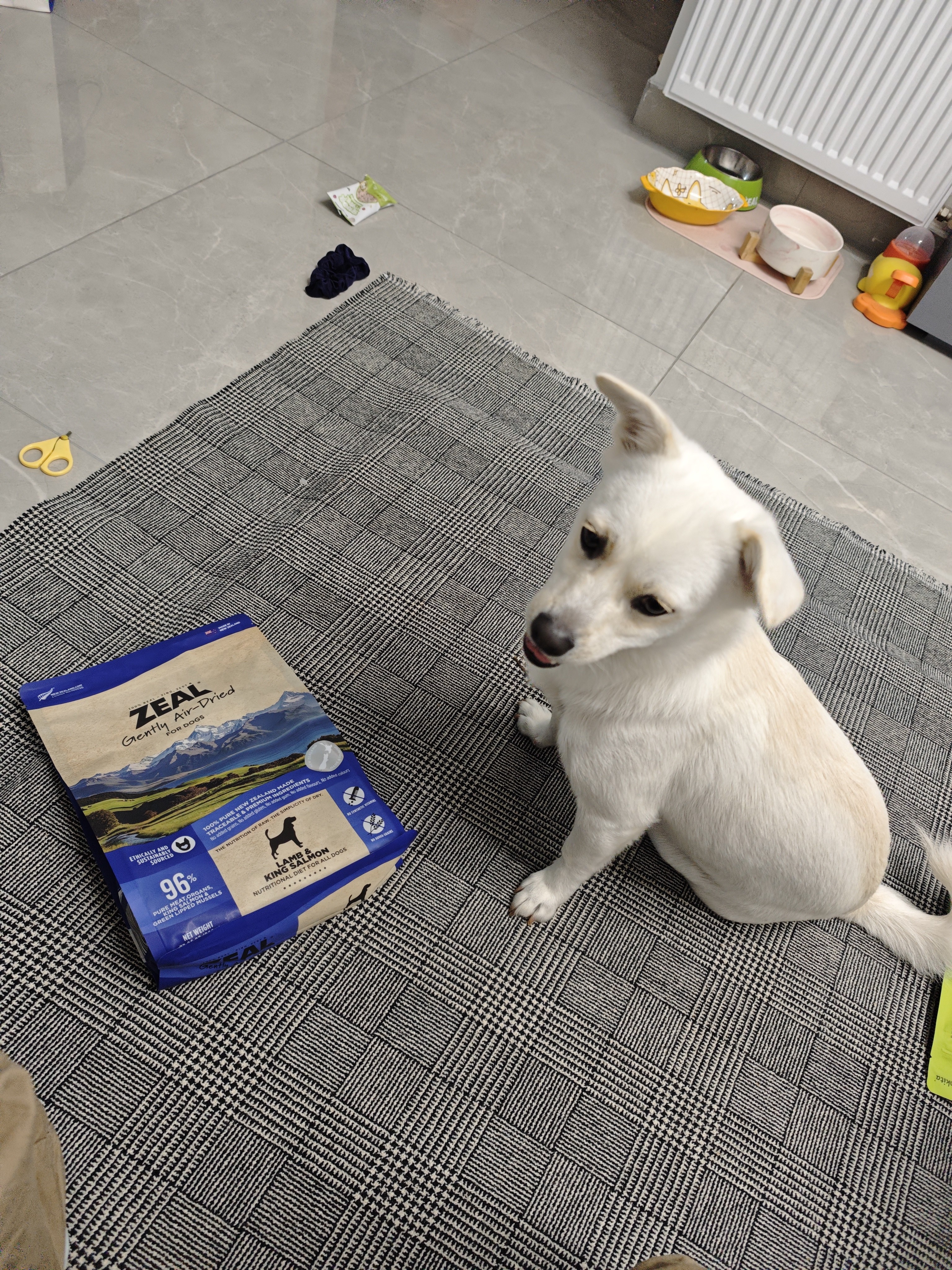 ZEAL风干狗粮羊肉帝王鲑960g袋装 幼犬成犬中大型犬粮新西兰原装进口 实拍图