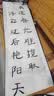 荣宝斋 空白卷轴书画纸 全绫精裱复古半生熟宣横幅挂画立轴 书法国画作品手工空白挂轴 对开竖轴 实拍图
