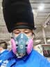 松工（songgong）电焊防尘面具 防工业粉尘刷喷漆面罩 防工业毒气污染电焊口罩面罩过滤器 呼吸道保护 7502主体+1包2097 实拍图