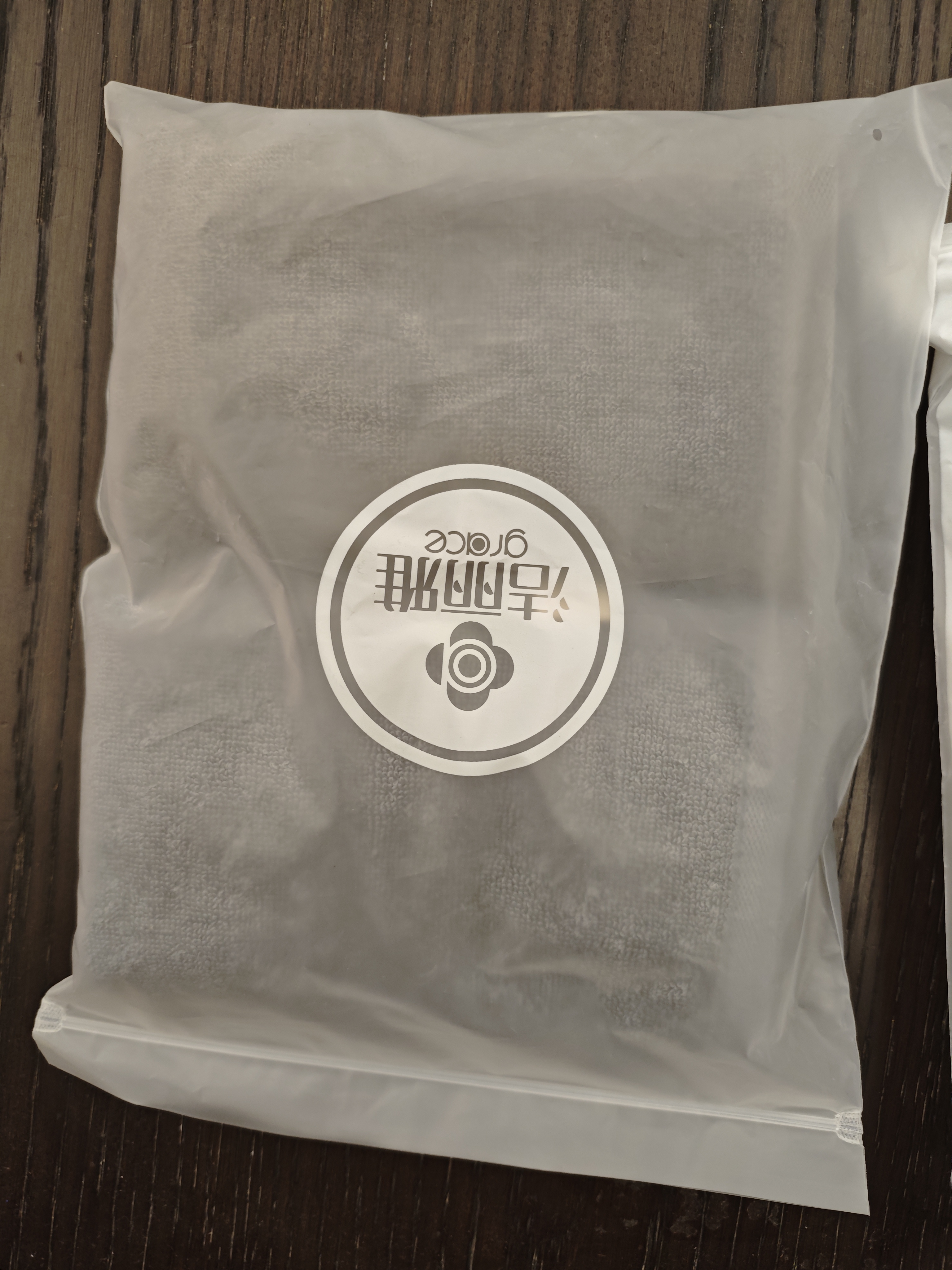 洁丽雅（Grace）新疆长绒棉A类毛巾2条装 纯棉加厚柔软面巾吸水洗脸巾 灰+棕运动 实拍图