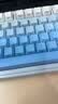 狼蛛（AULA）S99无线蓝牙有线三模键盘机械手感 游戏电竞专用 99键 RGB背光拼色静音键盘鼠标套装mac电脑键盘 S99Pro星云冰蓝【多功能显示屏】侧刻透光 实拍图