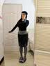 猫人【中暖暖腹】打底裤女2026新款冬季加厚无痕黑色压力连脚瘦腿裤袜 实拍图
