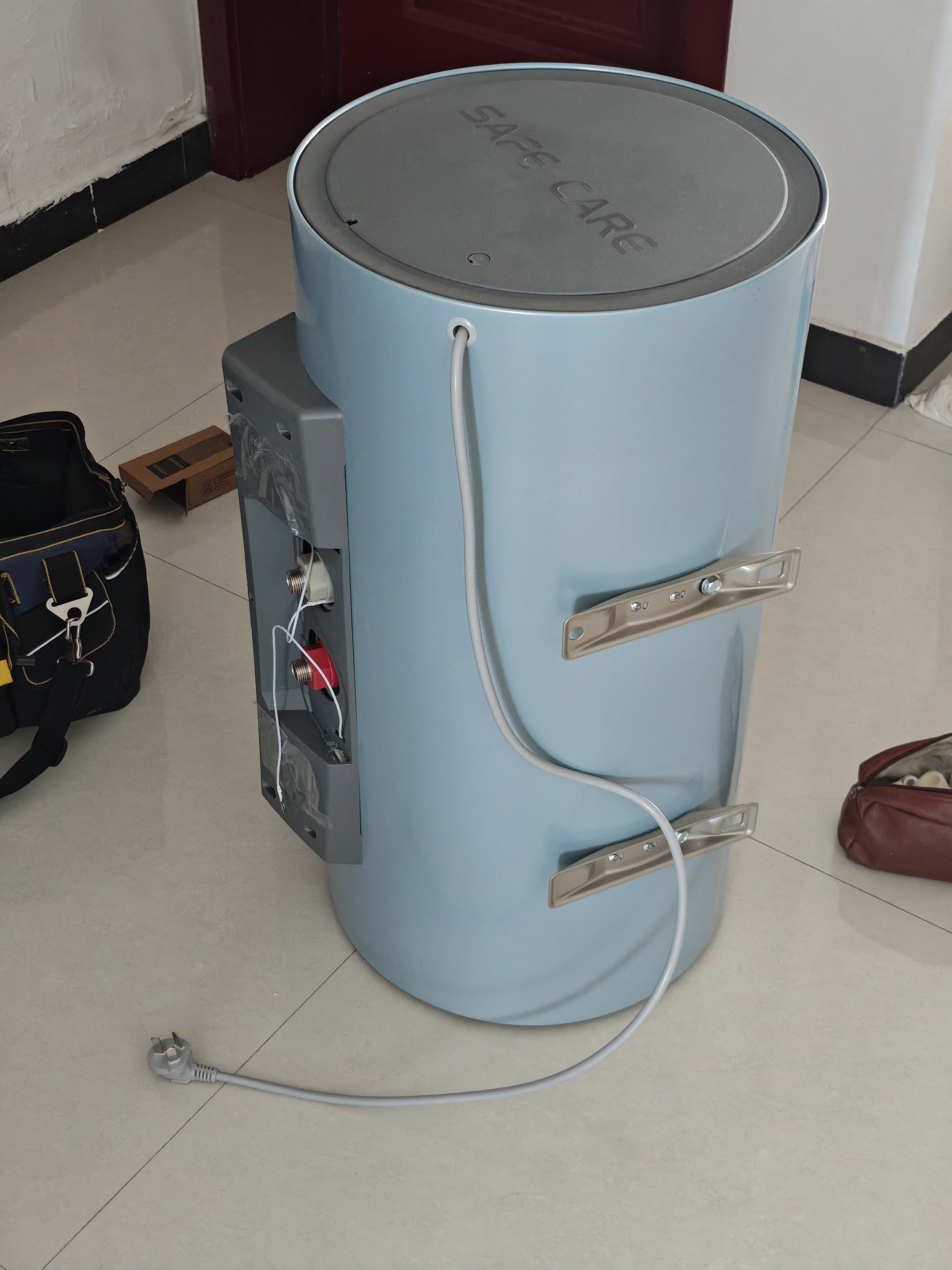 海尔电热水器60升PD7 国家补贴金刚无缝胆免清洗水电分离 家用3300W变频速热免换镁棒京东自营上门安装 实拍图