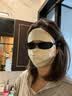 小野和子真丝防晒防紫外线100%桑蚕丝医美面罩脸基尼 新版香槟金 实拍图