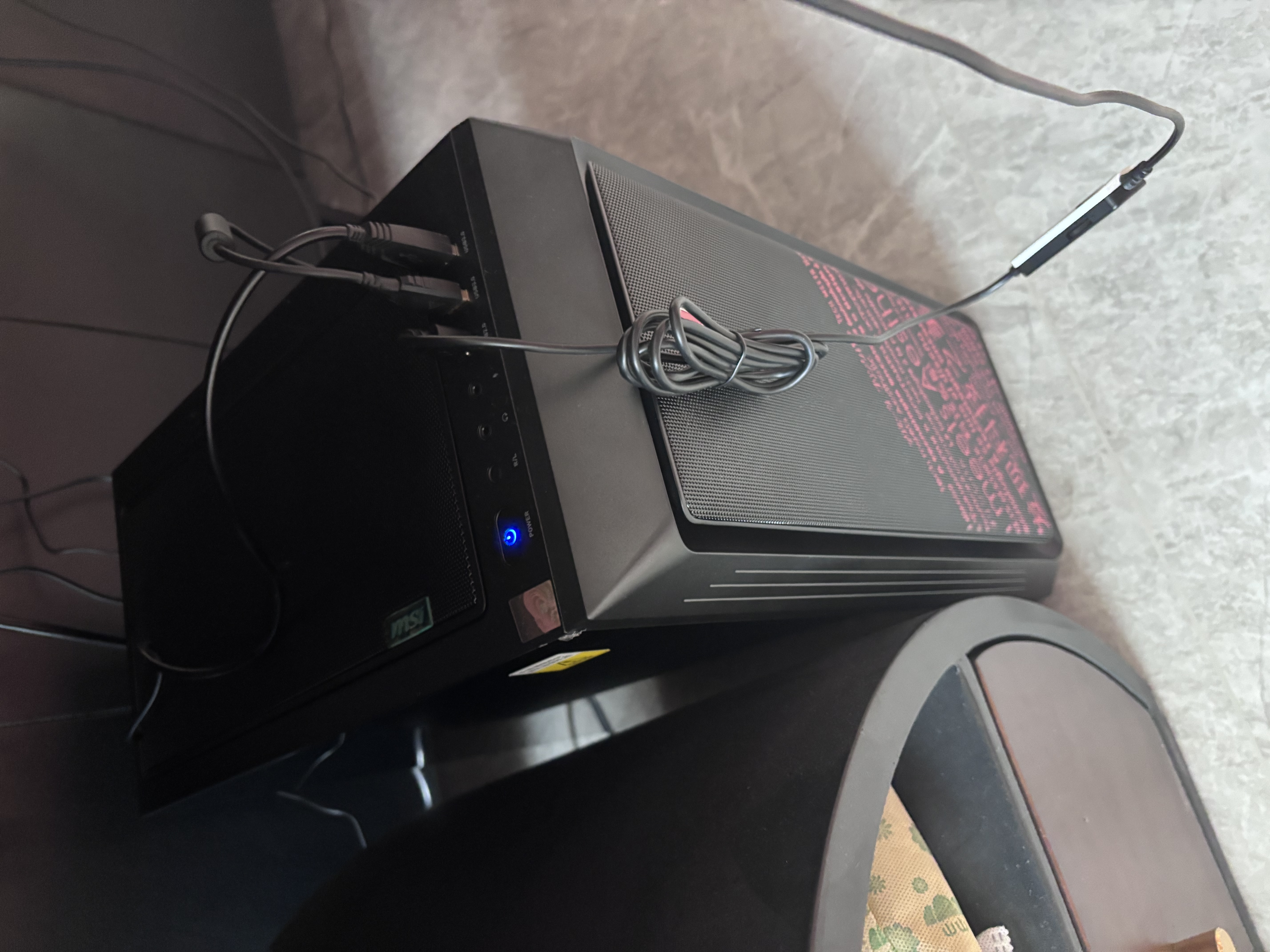 微星（MSI）暗黑骑士Codex i5 14400F/RTX5060Ti 8G/16G/512G 国家补贴电竞游戏设计师台式电脑主机整机 实拍图
