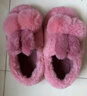 安尚芬 居家棉拖鞋男女士时尚百搭可爱萌兔柔软舒适防滑 情侣鞋 粉色【小熊】 38-39 适合37-38 实拍图