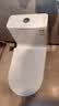 九牧（JOMOO）11383-2-1/31KB-1马桶家用双漩大冲力虹吸抗菌易洁坐便器305坑距 实拍图