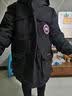 FNKM反季羽绒服男女大码冬季学生防寒服大毛领加厚工装派克服情侣外套 黑色 XL 建议【115-130斤】 实拍图