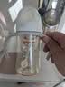 贝亲（Pigeon）自然离乳 PPSU重力球吸管双把手奶瓶 240mL 6月+ AA252 实拍图
