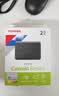 东芝（TOSHIBA）2TB 移动硬盘机械 新小黑A5 USB3.2 Gen 1 2.5英寸 兼容Mac 数据存储 轻薄便携 实拍图