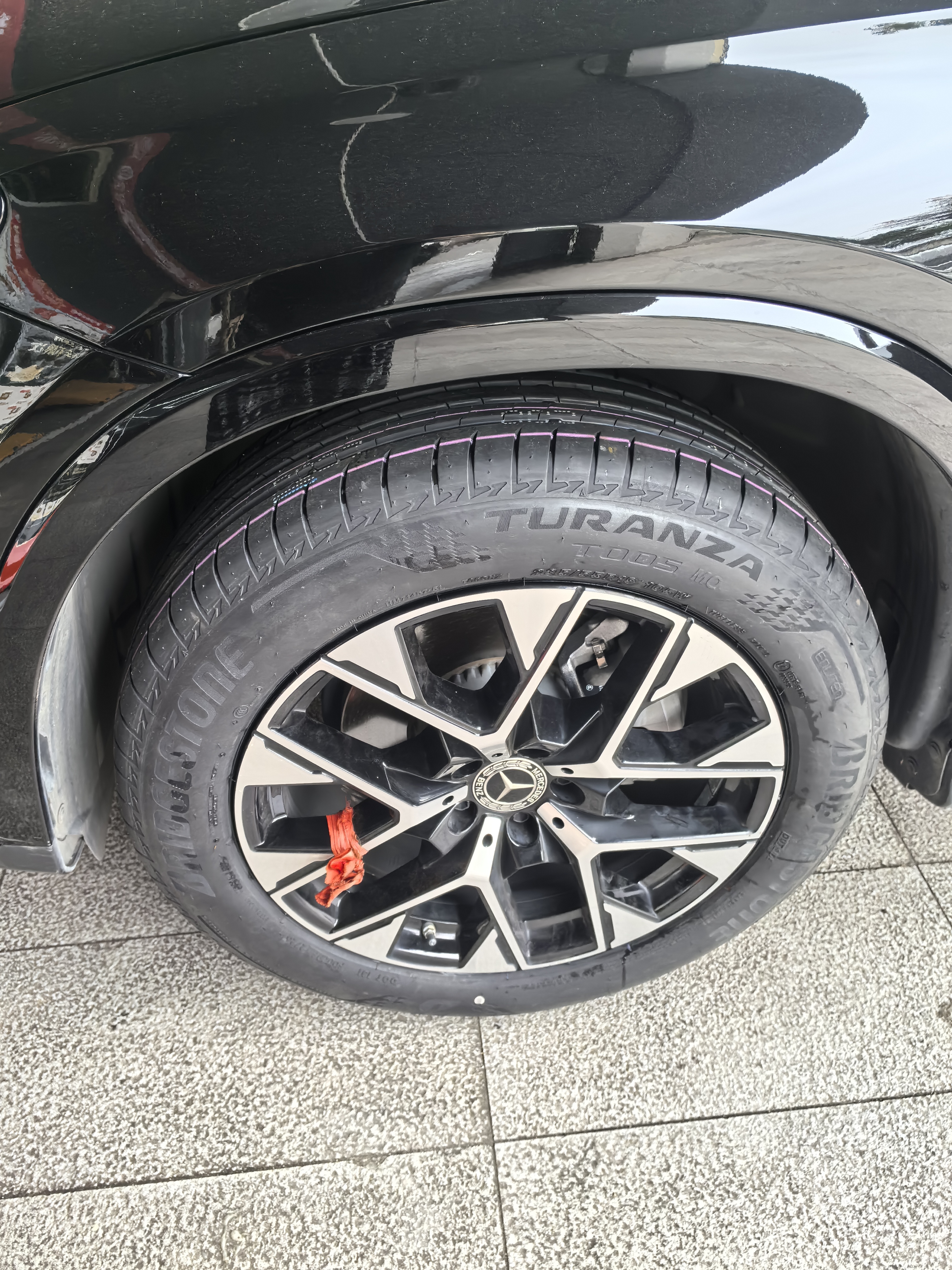普利司通（Bridgestone）汽车轮胎 235/55R19 105W XL T005 MO原配奔驰GLC/适配哈弗F5 实拍图