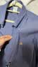 布克兄弟（BrooksBrothers）男士秋季修身牛津纺纽扣领logo经典长袖衬衫 4003-深牛仔蓝 L 实拍图