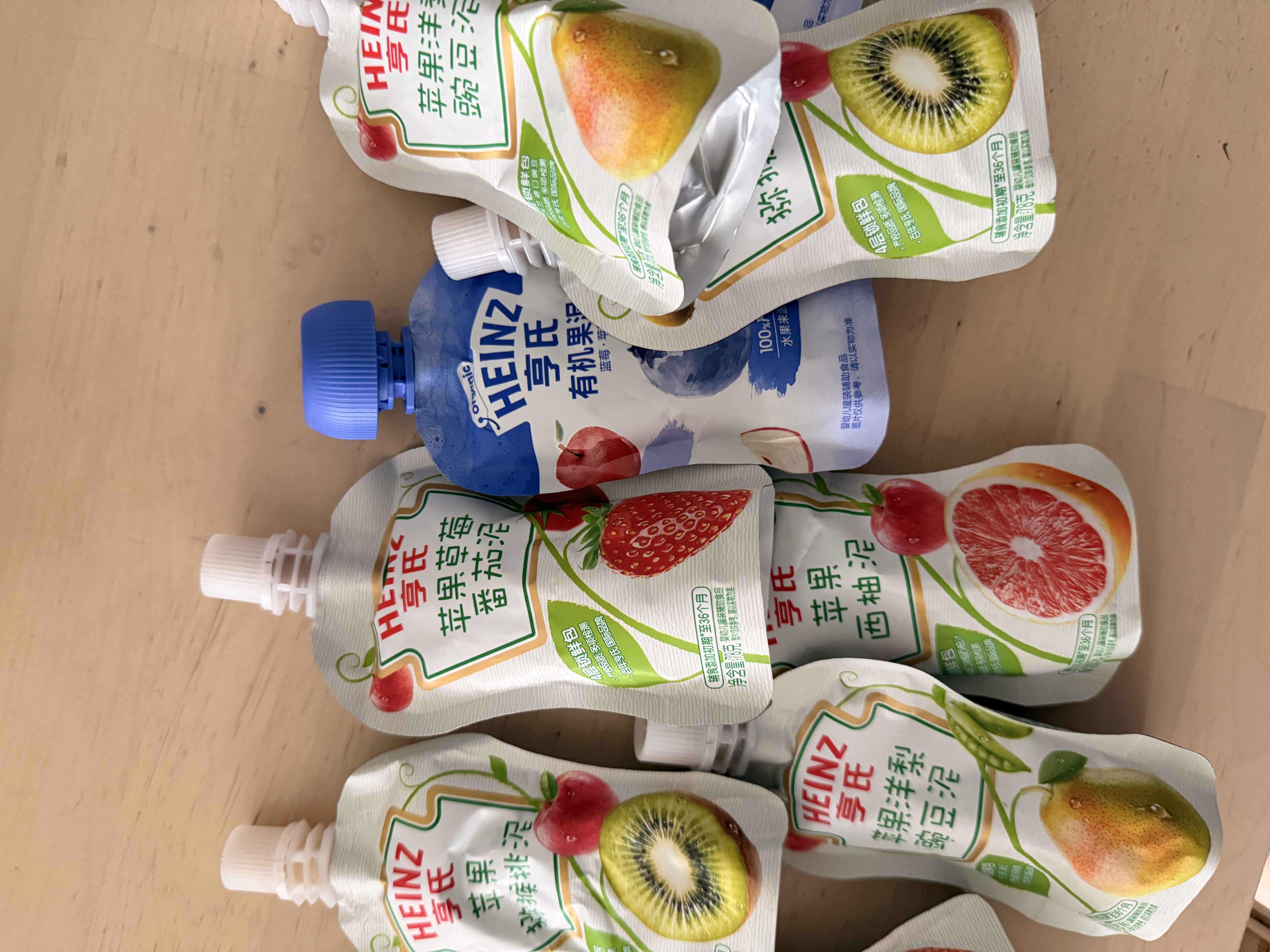 亨氏（Heinz）蓝莓苹果有机果泥72g婴幼儿无添加宝宝儿童辅零食佐餐辅食泥6月+ 实拍图
