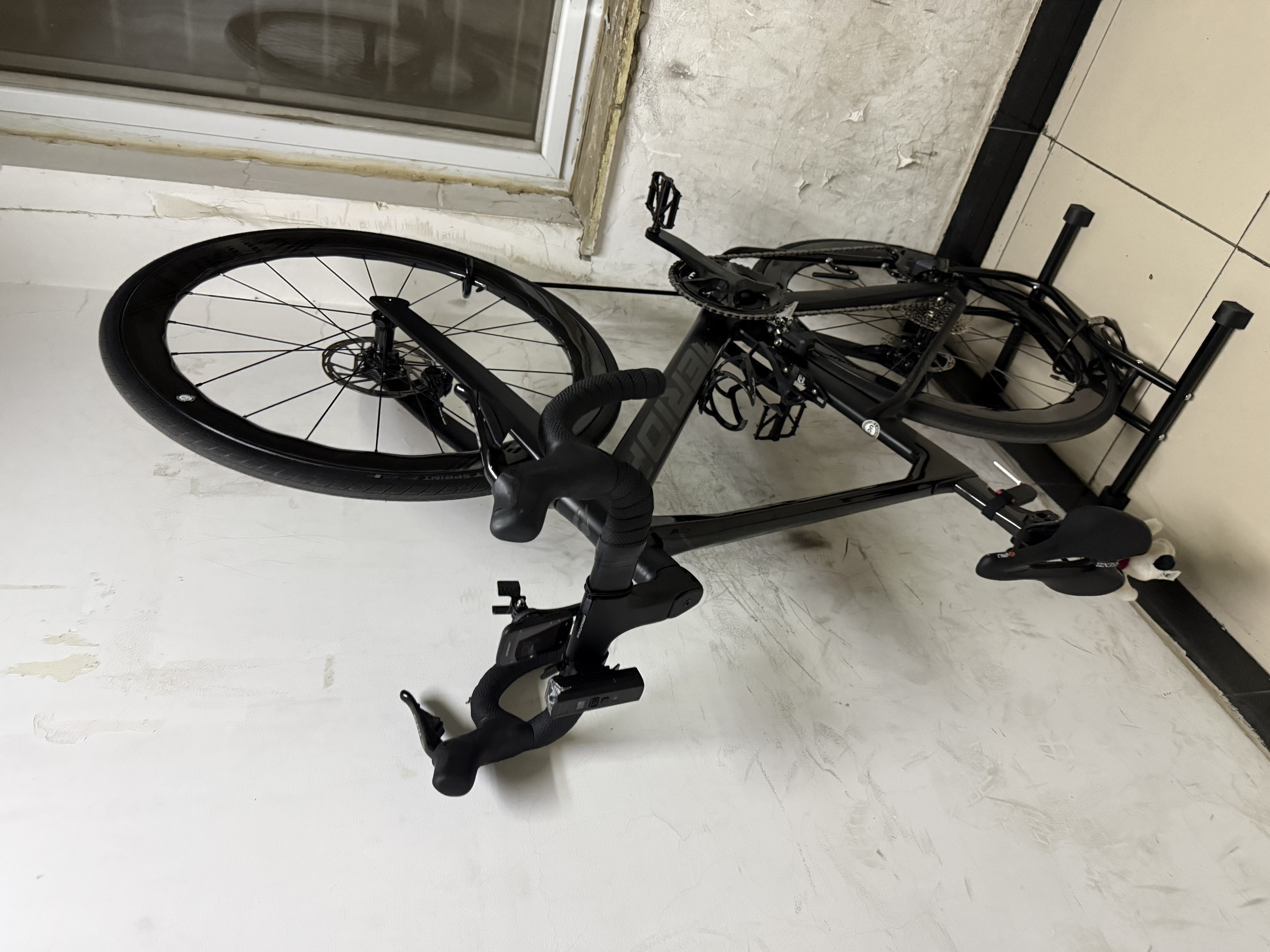 塔斯队长公路自行车停车架室内立式停车山地车插入式固定L型支撑 实拍图